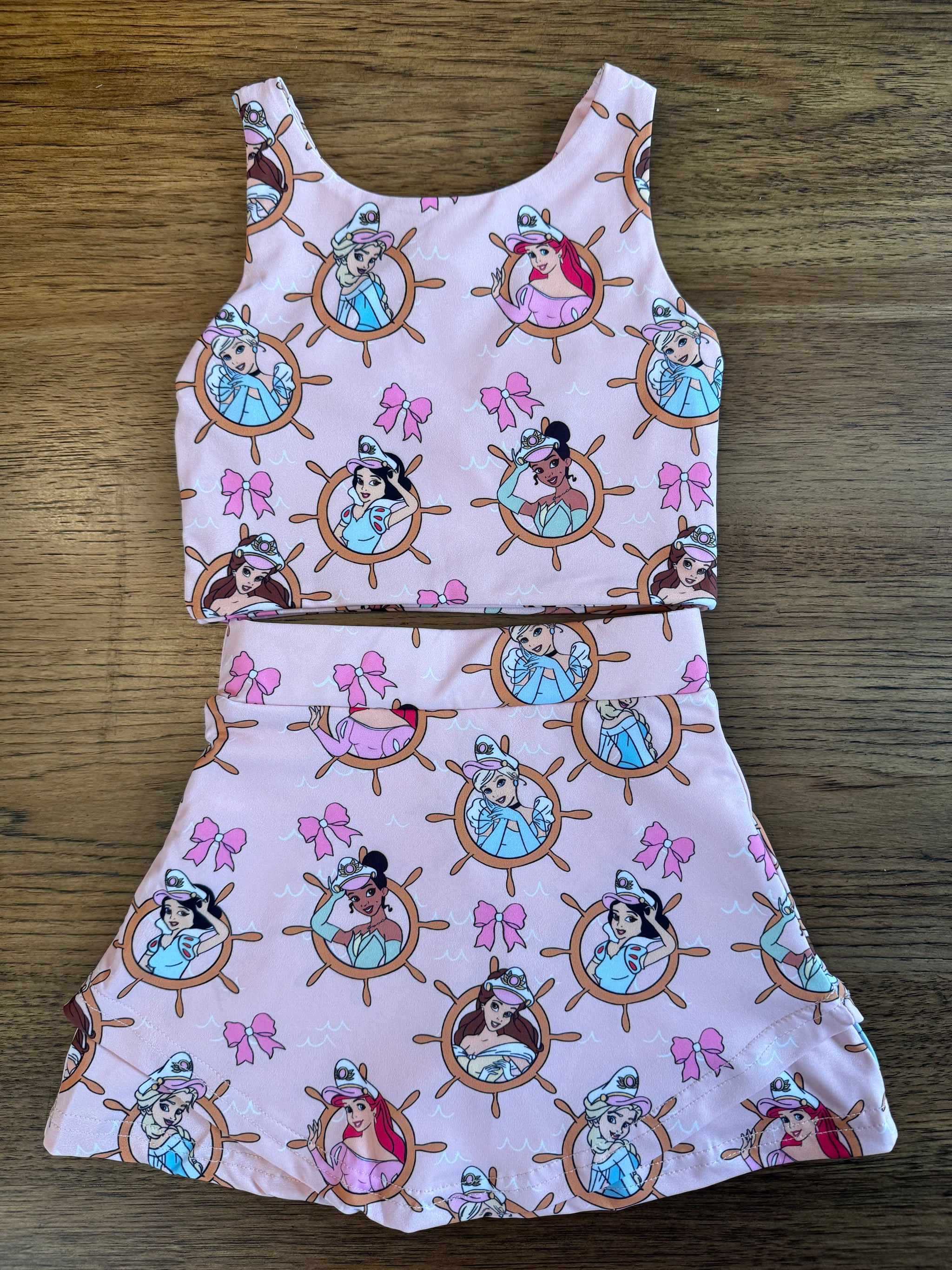 Nautical Princess ADULT Athletic Set