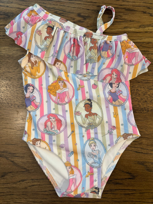 Pastel Princess Girls One Piece Swimsuit