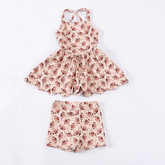 Football Bows Athletic Dress